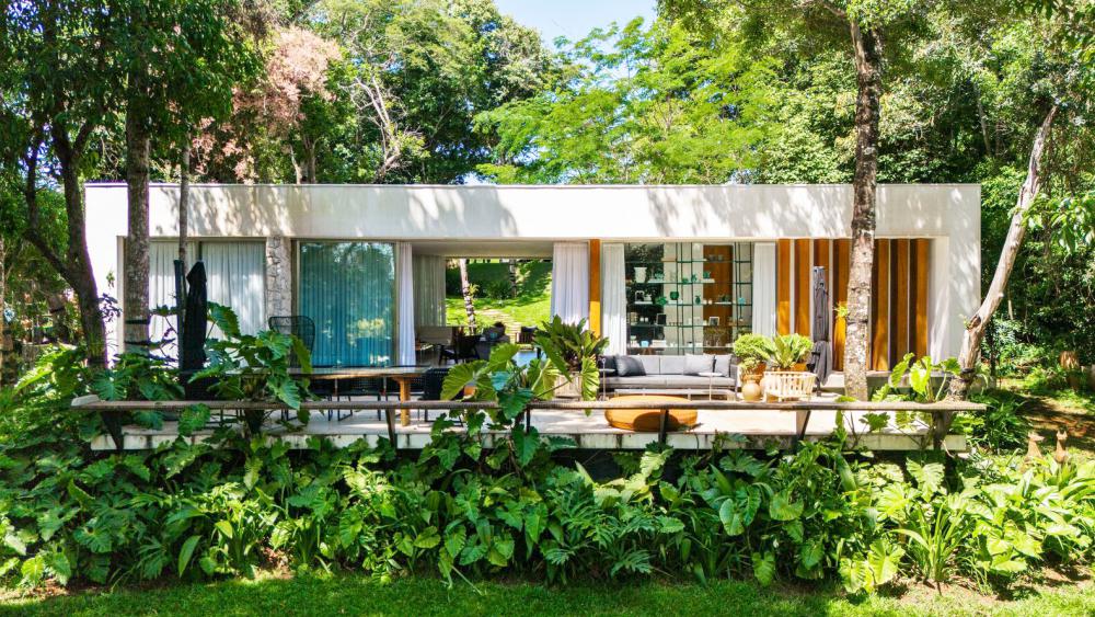 ไอเดียบ้านทรงกล่อง ตกแต่งโมเดิร์นน่าอยู่มากพร้อมสวนหน้าบ้าน รูปที่ 4