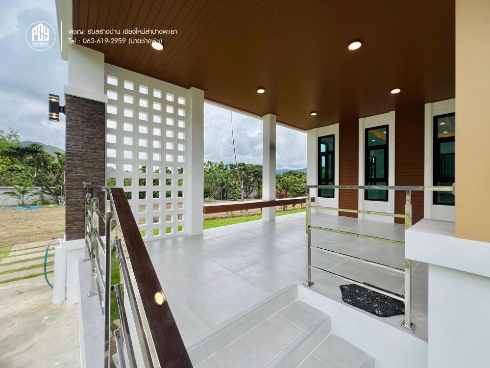 บ้านพักอาศัยสไตล์ คอนเทมโพรารี่ ค.ส.ล.1ชั้นยกสูง มาตรฐาน SCG ขนาด 3 ห้องนอน 2 ห้องน้ำ งบ 2.1x ล้าน รูปที่ 10