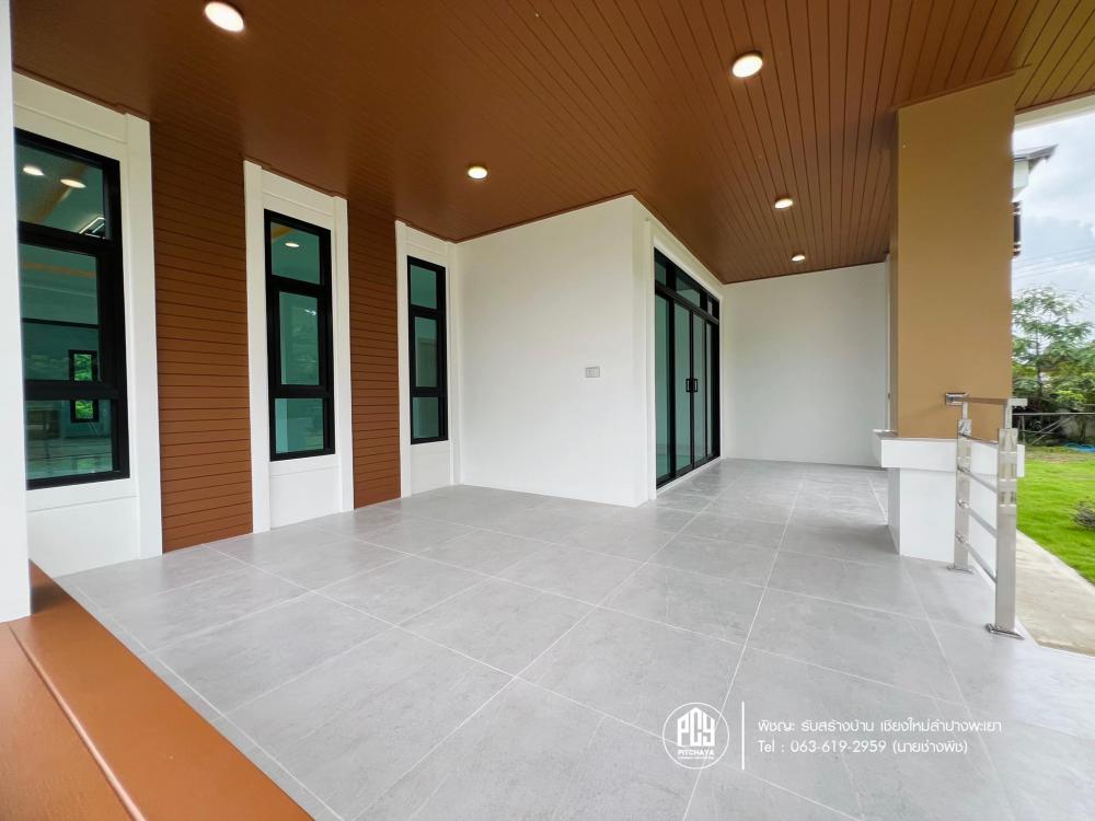 บ้านพักอาศัยสไตล์ คอนเทมโพรารี่ ค.ส.ล.1ชั้นยกสูง มาตรฐาน SCG ขนาด 3 ห้องนอน 2 ห้องน้ำ งบ 2.1x ล้าน รูปที่ 12