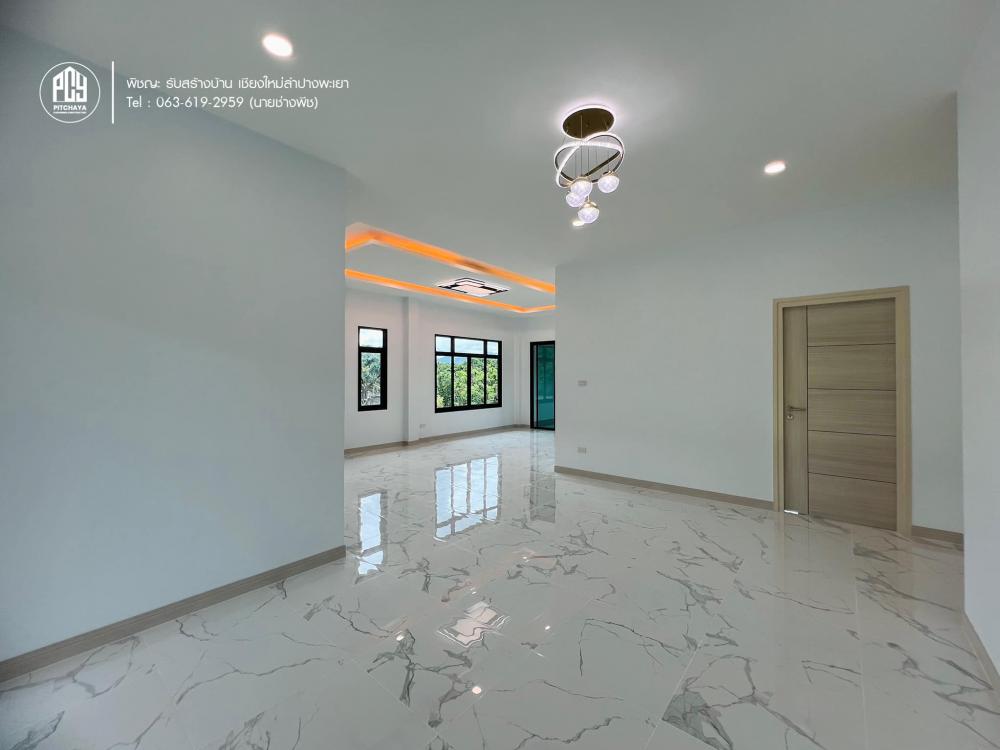 บ้านพักอาศัยสไตล์ คอนเทมโพรารี่ ค.ส.ล.1ชั้นยกสูง มาตรฐาน SCG ขนาด 3 ห้องนอน 2 ห้องน้ำ งบ 2.1x ล้าน รูปที่ 20