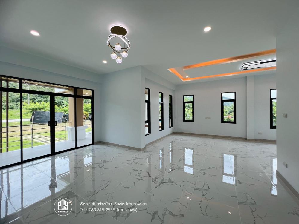 บ้านพักอาศัยสไตล์ คอนเทมโพรารี่ ค.ส.ล.1ชั้นยกสูง มาตรฐาน SCG ขนาด 3 ห้องนอน 2 ห้องน้ำ งบ 2.1x ล้าน รูปที่ 23