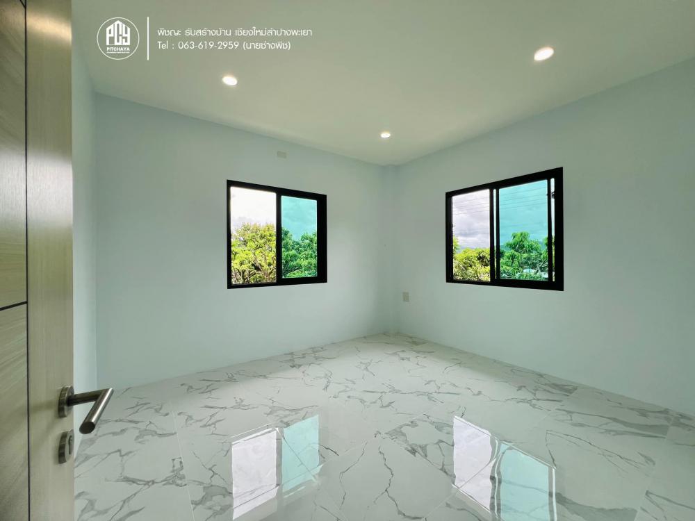 บ้านพักอาศัยสไตล์ คอนเทมโพรารี่ ค.ส.ล.1ชั้นยกสูง มาตรฐาน SCG ขนาด 3 ห้องนอน 2 ห้องน้ำ งบ 2.1x ล้าน รูปที่ 26