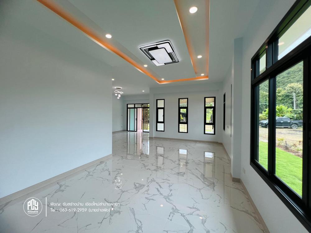 บ้านพักอาศัยสไตล์ คอนเทมโพรารี่ ค.ส.ล.1ชั้นยกสูง มาตรฐาน SCG ขนาด 3 ห้องนอน 2 ห้องน้ำ งบ 2.1x ล้าน รูปที่ 3