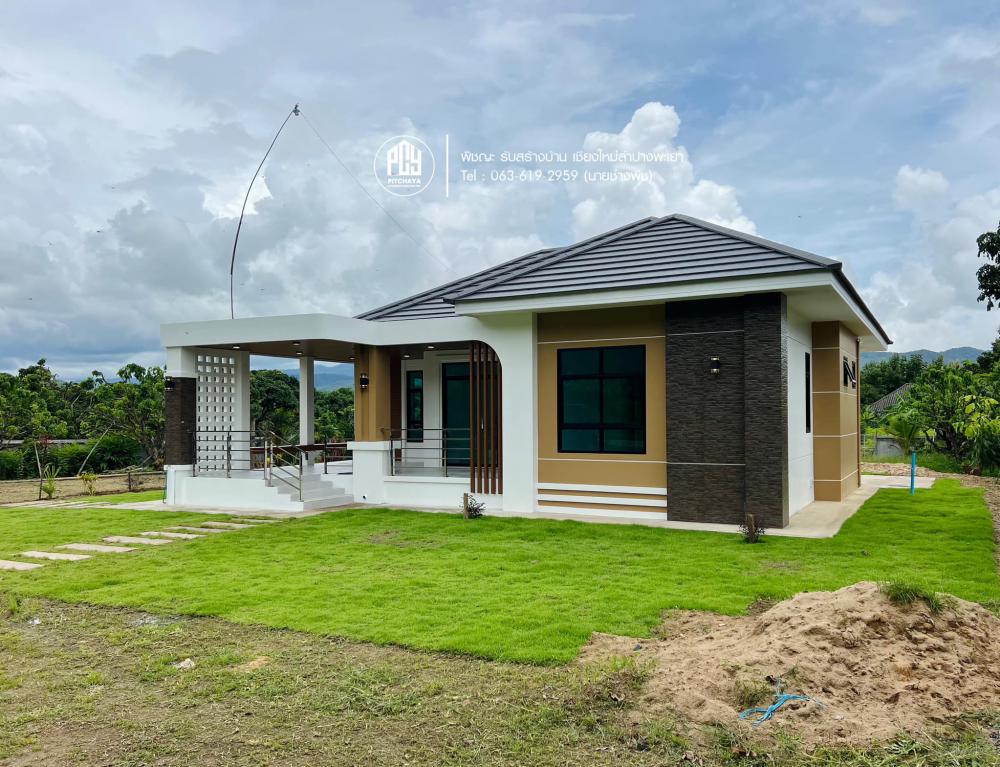 บ้านพักอาศัยสไตล์ คอนเทมโพรารี่ ค.ส.ล.1ชั้นยกสูง มาตรฐาน SCG ขนาด 3 ห้องนอน 2 ห้องน้ำ งบ 2.1x ล้าน รูปที่ 6