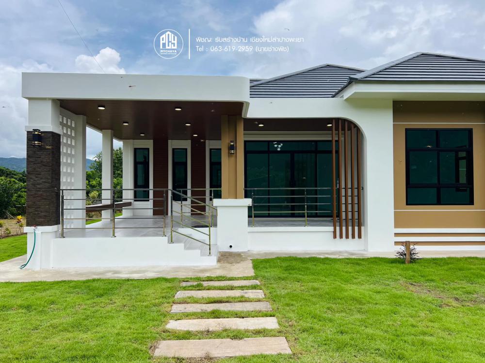 บ้านพักอาศัยสไตล์ คอนเทมโพรารี่ ค.ส.ล.1ชั้นยกสูง มาตรฐาน SCG ขนาด 3 ห้องนอน 2 ห้องน้ำ งบ 2.1x ล้าน รูปที่ 7