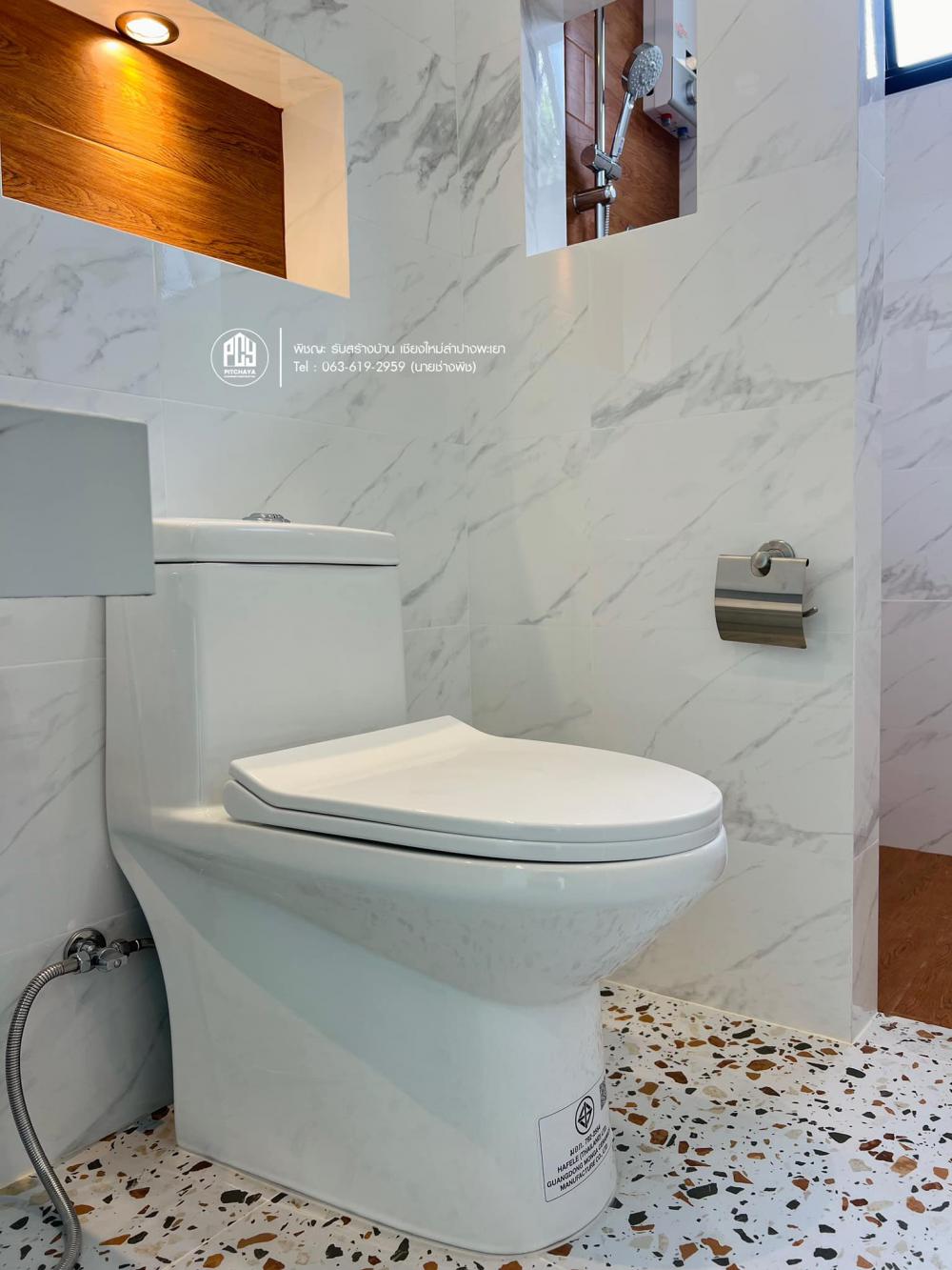 บ้านพักอาศัยสไตล์ คอนเทมโพรารี่ ค.ส.ล.1ชั้นยกสูง มาตรฐาน SCG ขนาด 3 ห้องนอน 2 ห้องน้ำ งบ 2.1x ล้าน รูปที่ 40