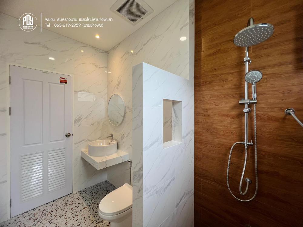 บ้านพักอาศัยสไตล์ คอนเทมโพรารี่ ค.ส.ล.1ชั้นยกสูง มาตรฐาน SCG ขนาด 3 ห้องนอน 2 ห้องน้ำ งบ 2.1x ล้าน รูปที่ 42