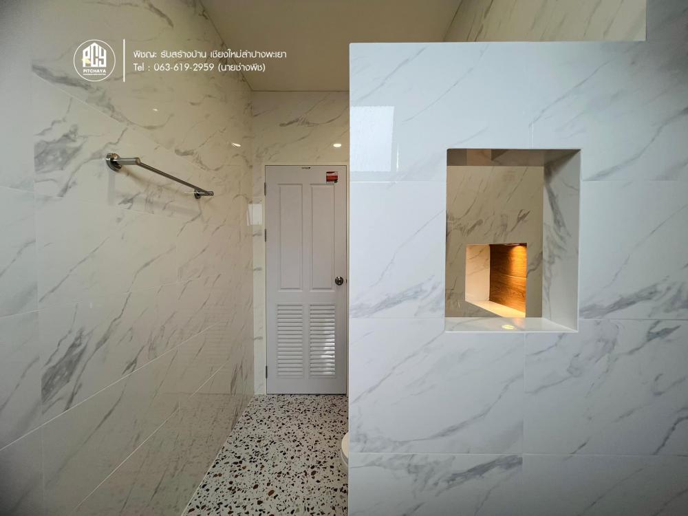 บ้านพักอาศัยสไตล์ คอนเทมโพรารี่ ค.ส.ล.1ชั้นยกสูง มาตรฐาน SCG ขนาด 3 ห้องนอน 2 ห้องน้ำ งบ 2.1x ล้าน รูปที่ 44
