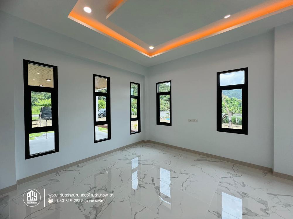 บ้านพักอาศัยสไตล์ คอนเทมโพรารี่ ค.ส.ล.1ชั้นยกสูง มาตรฐาน SCG ขนาด 3 ห้องนอน 2 ห้องน้ำ งบ 2.1x ล้าน รูปที่ 46