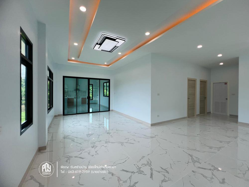 บ้านพักอาศัยสไตล์ คอนเทมโพรารี่ ค.ส.ล.1ชั้นยกสูง มาตรฐาน SCG ขนาด 3 ห้องนอน 2 ห้องน้ำ งบ 2.1x ล้าน รูปที่ 47