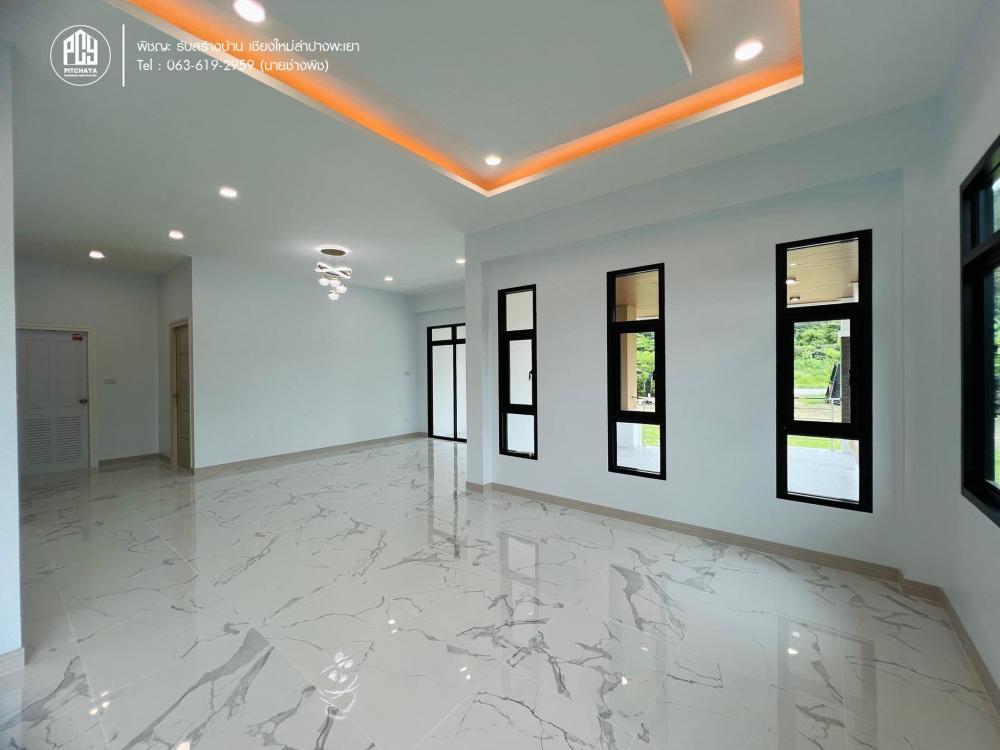 บ้านพักอาศัยสไตล์ คอนเทมโพรารี่ ค.ส.ล.1ชั้นยกสูง มาตรฐาน SCG ขนาด 3 ห้องนอน 2 ห้องน้ำ งบ 2.1x ล้าน รูปที่ 51