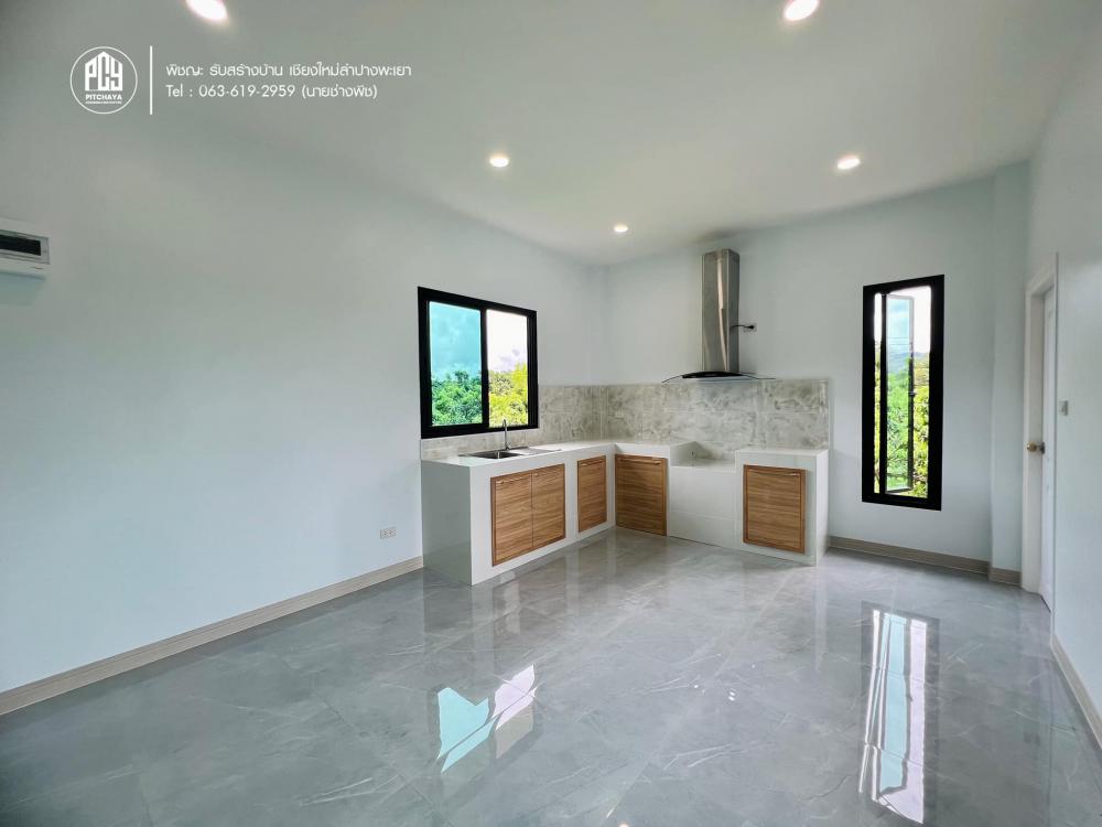 บ้านพักอาศัยสไตล์ คอนเทมโพรารี่ ค.ส.ล.1ชั้นยกสูง มาตรฐาน SCG ขนาด 3 ห้องนอน 2 ห้องน้ำ งบ 2.1x ล้าน รูปที่ 52