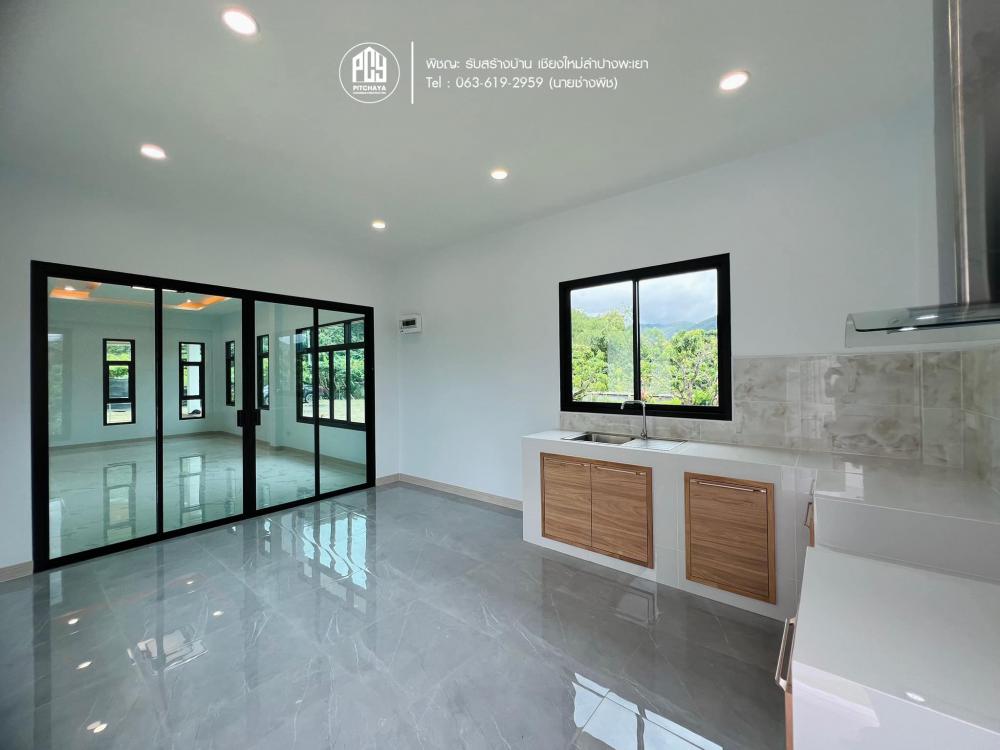 บ้านพักอาศัยสไตล์ คอนเทมโพรารี่ ค.ส.ล.1ชั้นยกสูง มาตรฐาน SCG ขนาด 3 ห้องนอน 2 ห้องน้ำ งบ 2.1x ล้าน รูปที่ 53