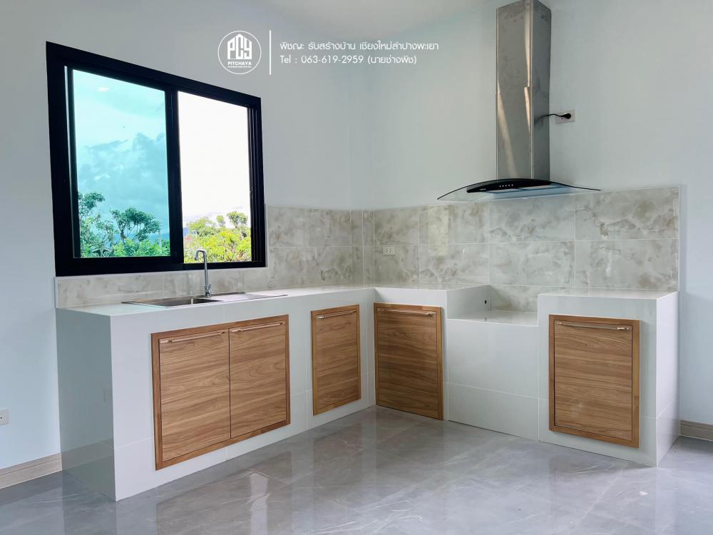 บ้านพักอาศัยสไตล์ คอนเทมโพรารี่ ค.ส.ล.1ชั้นยกสูง มาตรฐาน SCG ขนาด 3 ห้องนอน 2 ห้องน้ำ งบ 2.1x ล้าน รูปที่ 55