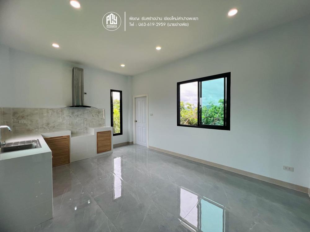 บ้านพักอาศัยสไตล์ คอนเทมโพรารี่ ค.ส.ล.1ชั้นยกสูง มาตรฐาน SCG ขนาด 3 ห้องนอน 2 ห้องน้ำ งบ 2.1x ล้าน รูปที่ 58