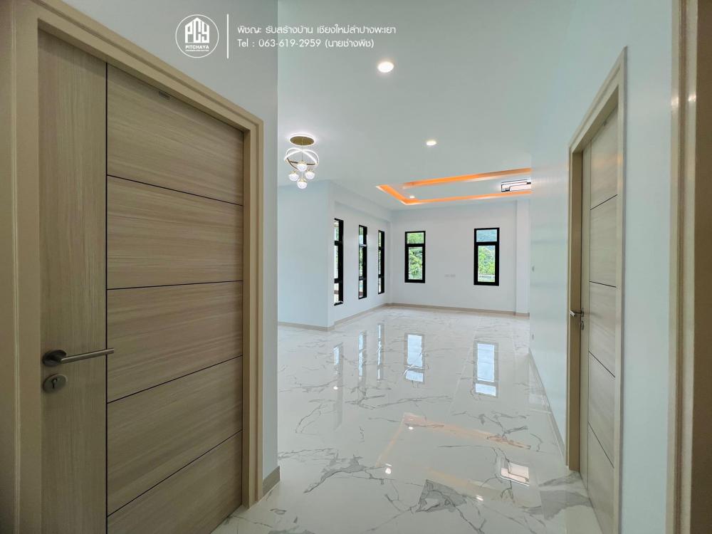 บ้านพักอาศัยสไตล์ คอนเทมโพรารี่ ค.ส.ล.1ชั้นยกสูง มาตรฐาน SCG ขนาด 3 ห้องนอน 2 ห้องน้ำ งบ 2.1x ล้าน รูปที่ 35