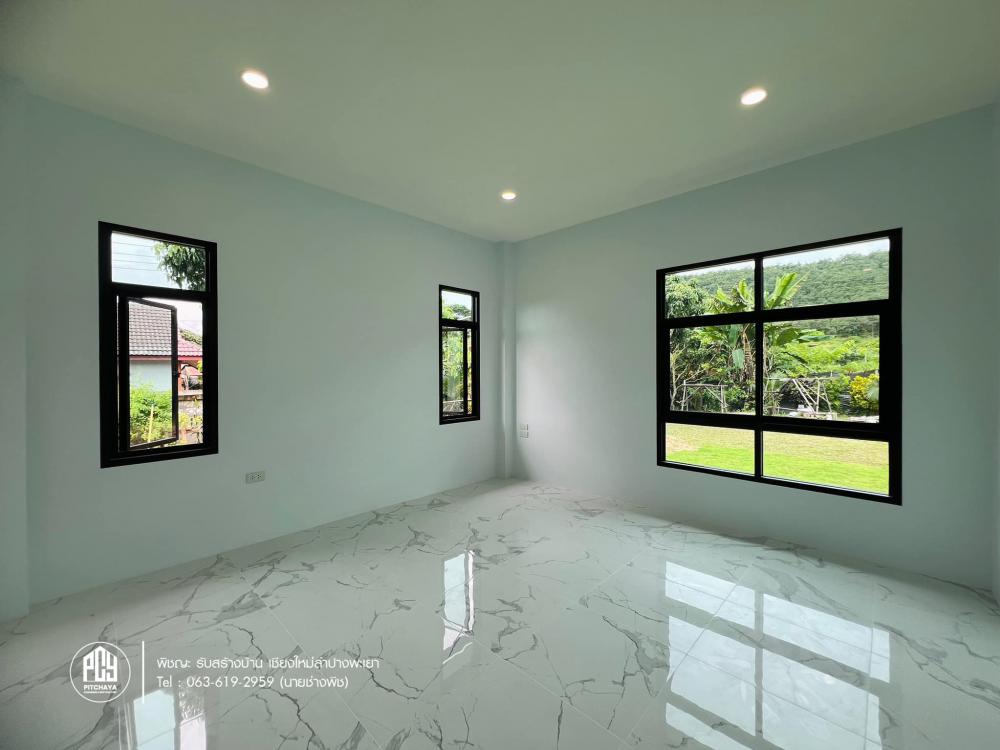 บ้านพักอาศัยสไตล์ คอนเทมโพรารี่ ค.ส.ล.1ชั้นยกสูง มาตรฐาน SCG ขนาด 3 ห้องนอน 2 ห้องน้ำ งบ 2.1x ล้าน รูปที่ 36