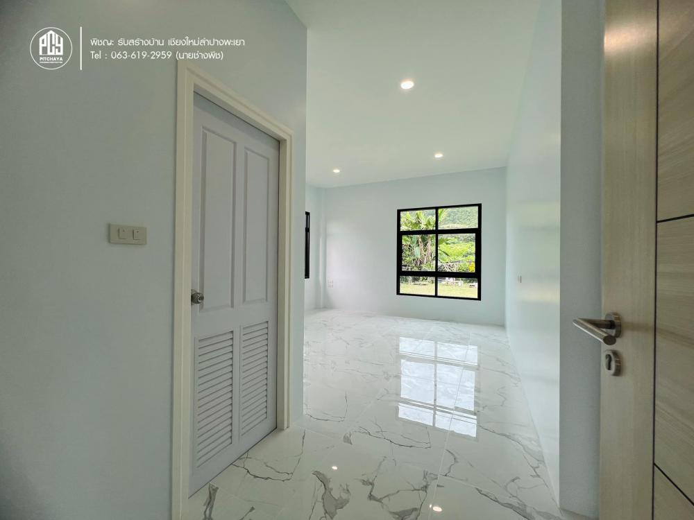 บ้านพักอาศัยสไตล์ คอนเทมโพรารี่ ค.ส.ล.1ชั้นยกสูง มาตรฐาน SCG ขนาด 3 ห้องนอน 2 ห้องน้ำ งบ 2.1x ล้าน รูปที่ 37