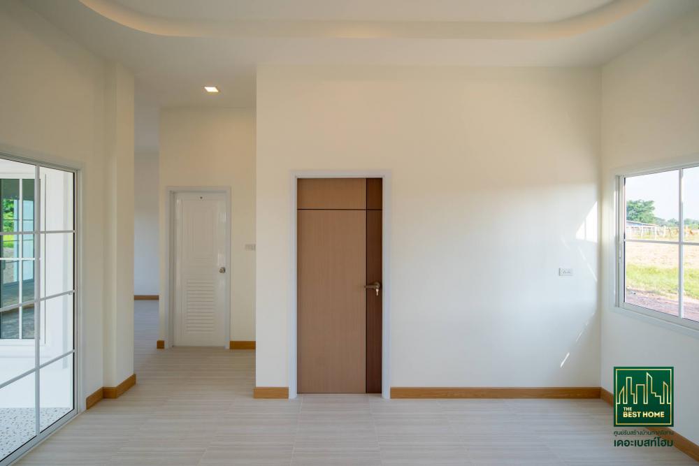 แบบบ้านสไตล์มินิมอล (Minimal) ขนาด 3 ห้องนอน 2 ห้องน้ำ งบ 1.3 ลบ. สร้างบ้านในแบบที่สะท้อนตัวคุณเอง ให้เราเป็นส่วนหนึ่งในการสร้างอนาคตของคุณ รูปที่ 11
