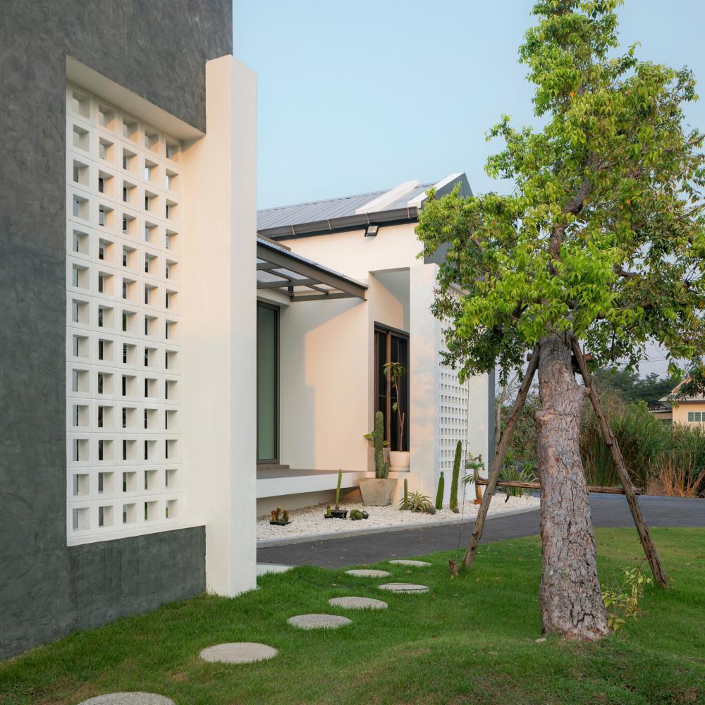 ไอเดียบ้านสวยน่ารักนอร์ดิกทรงจั่ว รูปที่ 4