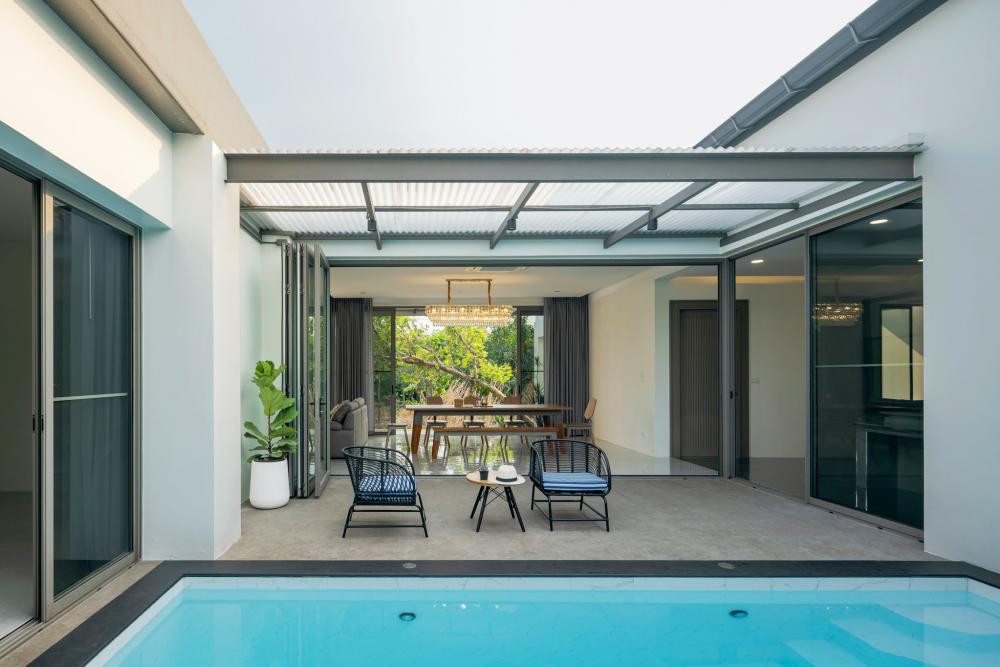 ไอเดียบ้านสวยน่ารักนอร์ดิกทรงจั่ว รูปที่ 6