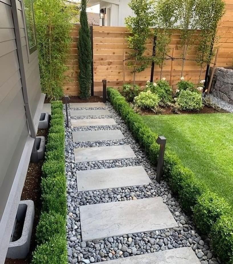 20 ไอเดียทางเดินข้างบ้านสวยๆ รูปที่ 20