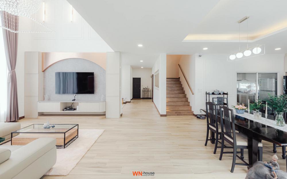 บ้านนอร์ดิกมินิมอล 2 ชั้น บนพื้นที่ใช้สอย 450 ตร.ม. 4 ห้องนอน 4 ห้องน้ำ รูปที่ 9