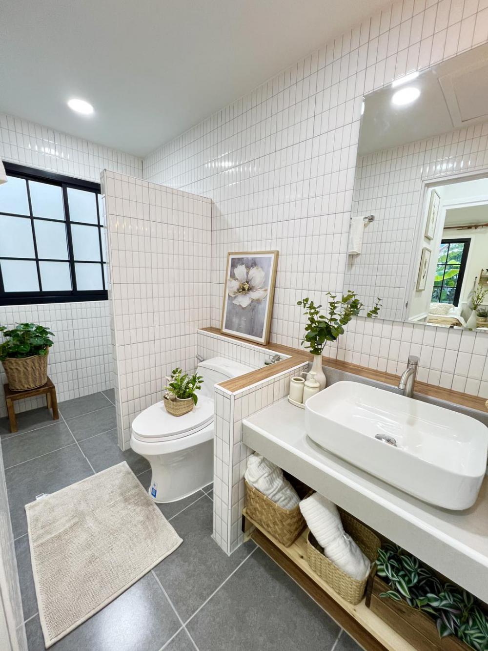 บ้านพักอาศัยตกแต่งมินิมอลผสมไม้ประดับ ขนาด 2 ห้องนอน 1 ห้องน้ำ งบ 1.05 ลบ. รูปที่ 10