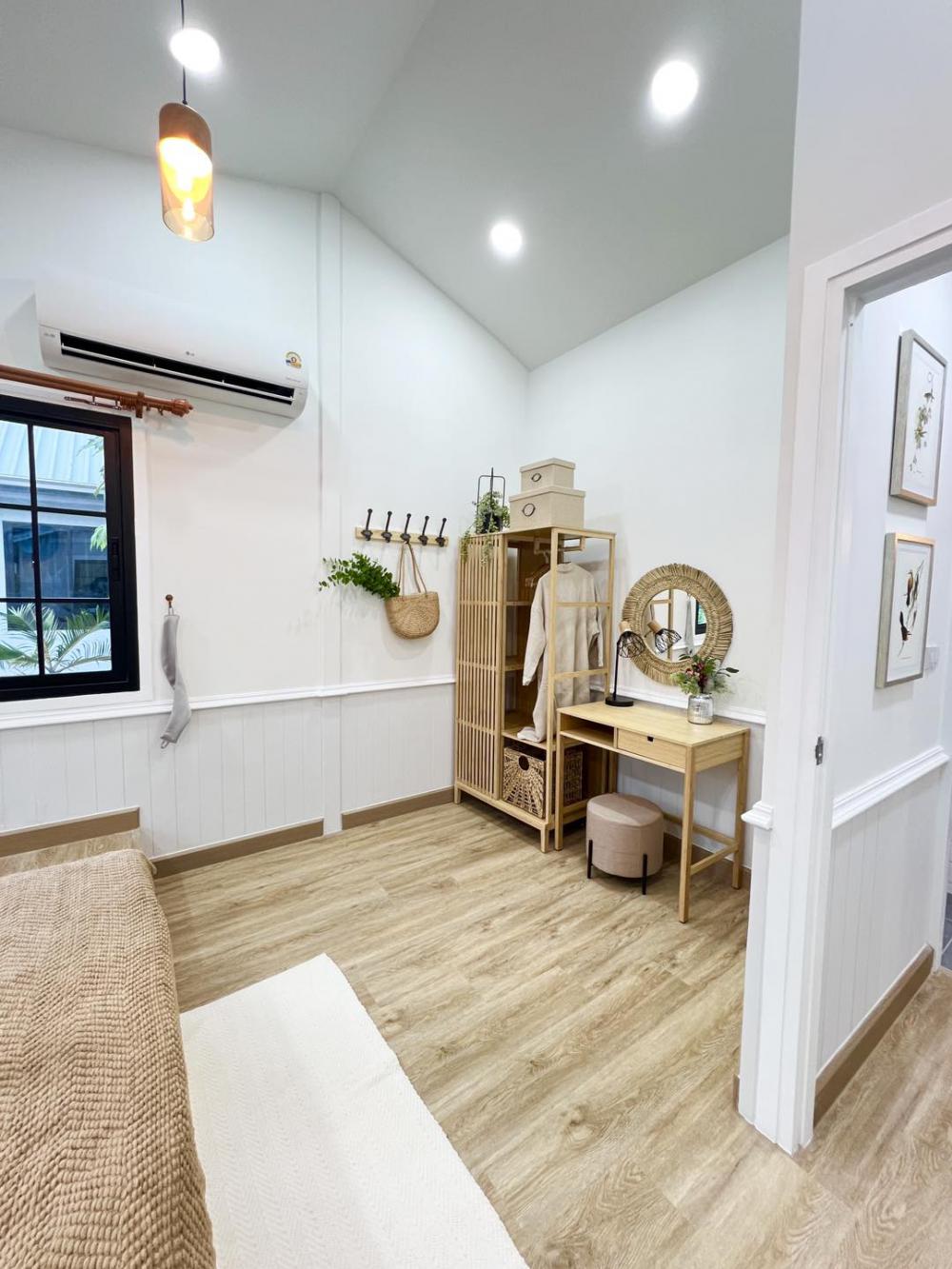 บ้านพักอาศัยตกแต่งมินิมอลผสมไม้ประดับ ขนาด 2 ห้องนอน 1 ห้องน้ำ งบ 1.05 ลบ. รูปที่ 12