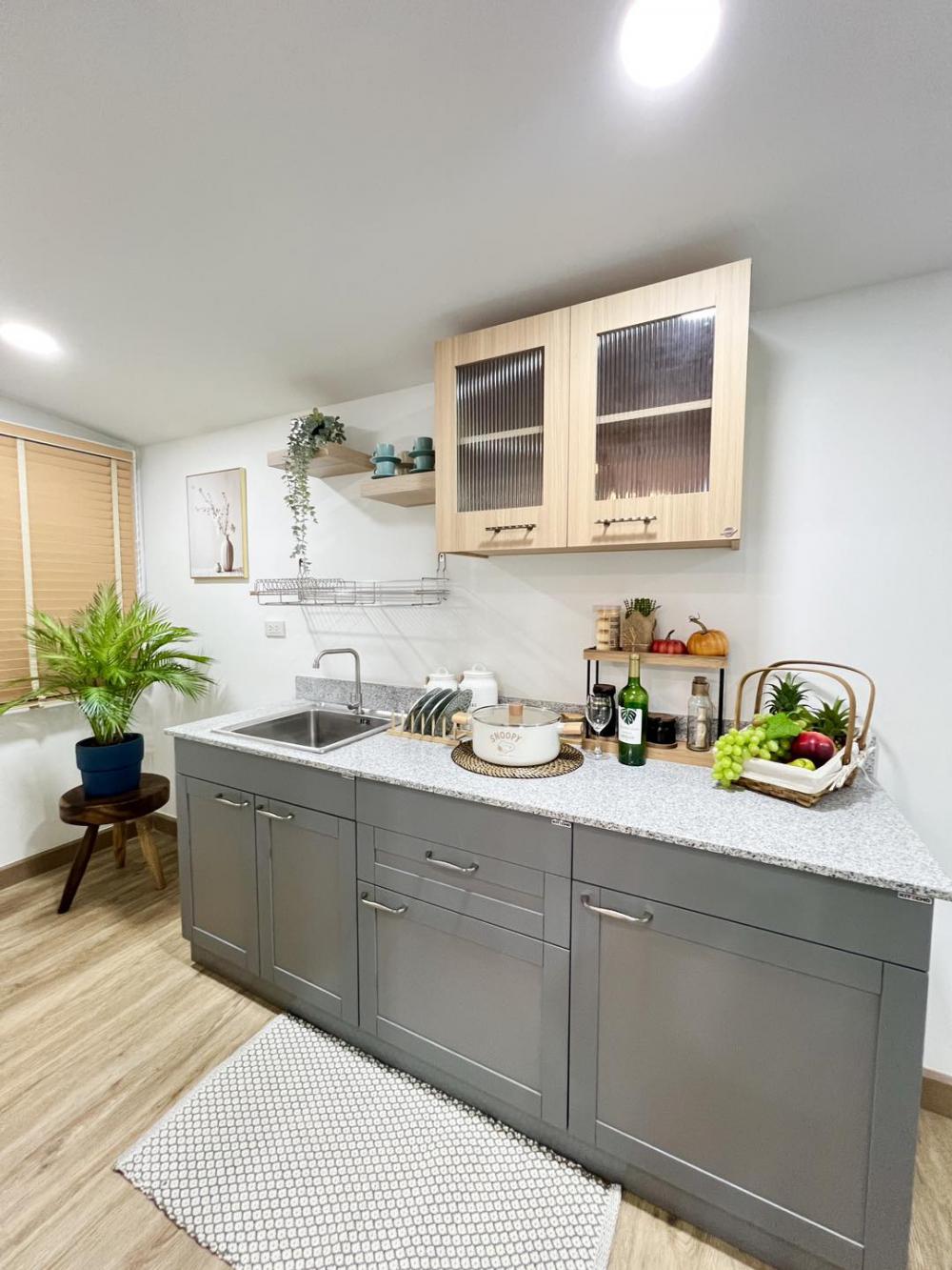 บ้านพักอาศัยตกแต่งมินิมอลผสมไม้ประดับ ขนาด 2 ห้องนอน 1 ห้องน้ำ งบ 1.05 ลบ. รูปที่ 15