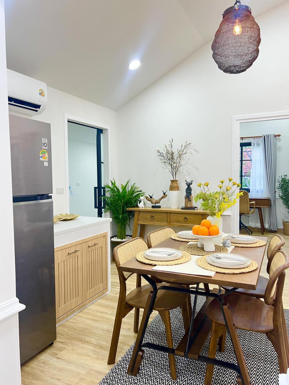 บ้านพักอาศัยตกแต่งมินิมอลผสมไม้ประดับ ขนาด 2 ห้องนอน 1 ห้องน้ำ งบ 1.05 ลบ. รูปที่ 8