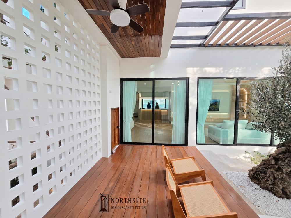 บ้านพักอาศัย2ชั้น สไตล์โมเดิร์น ขนาด 4 ห้องนอน 5 ห้องน้ำ พื้นที่ใช้สอย 373 ตร.ม.  รูปที่ 9