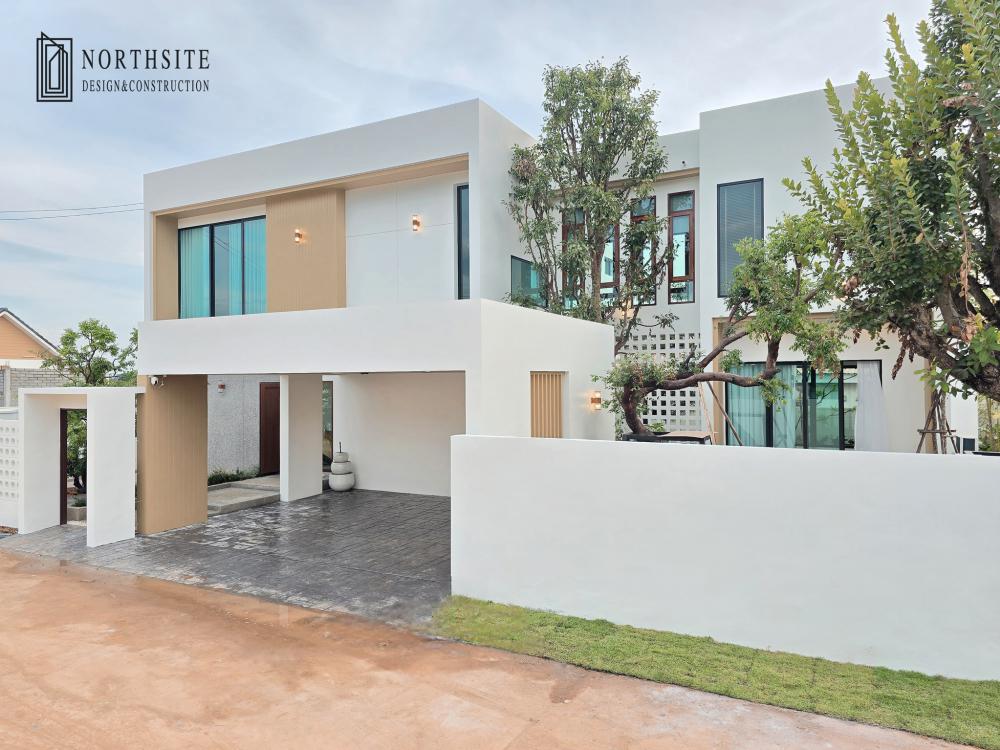 บ้านพักอาศัย2ชั้น สไตล์โมเดิร์น ขนาด 4 ห้องนอน 5 ห้องน้ำ พื้นที่ใช้สอย 373 ตร.ม.  รูปที่ 45