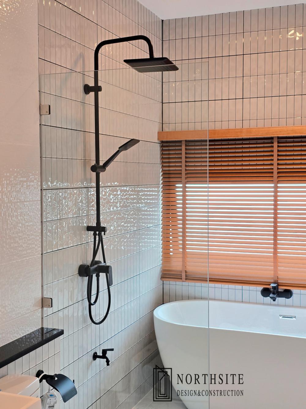 บ้านพักอาศัย2ชั้น สไตล์โมเดิร์น ขนาด 4 ห้องนอน 5 ห้องน้ำ พื้นที่ใช้สอย 373 ตร.ม.  รูปที่ 34