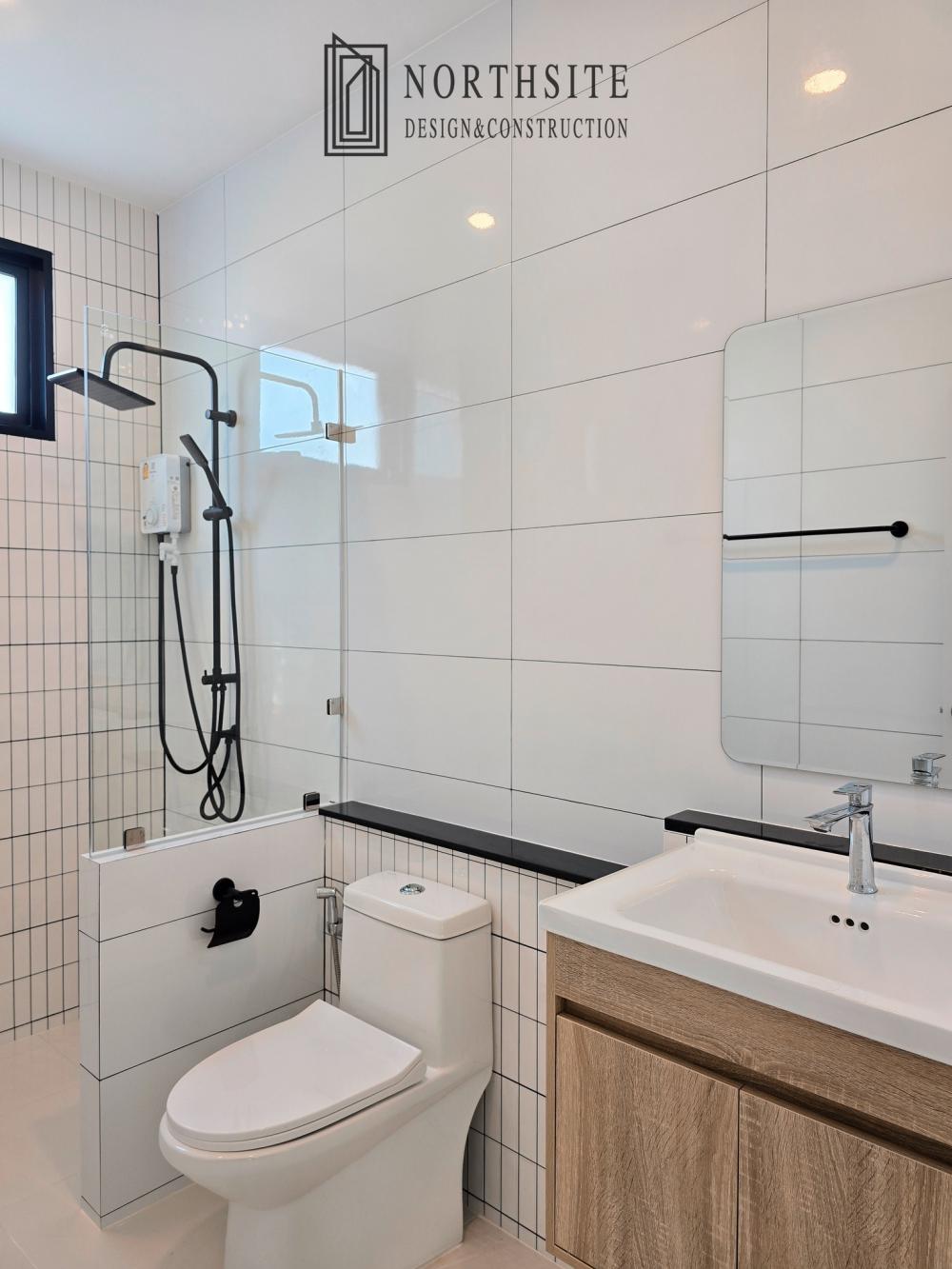 บ้านพักอาศัย2ชั้น สไตล์โมเดิร์น ขนาด 4 ห้องนอน 5 ห้องน้ำ พื้นที่ใช้สอย 373 ตร.ม.  รูปที่ 39