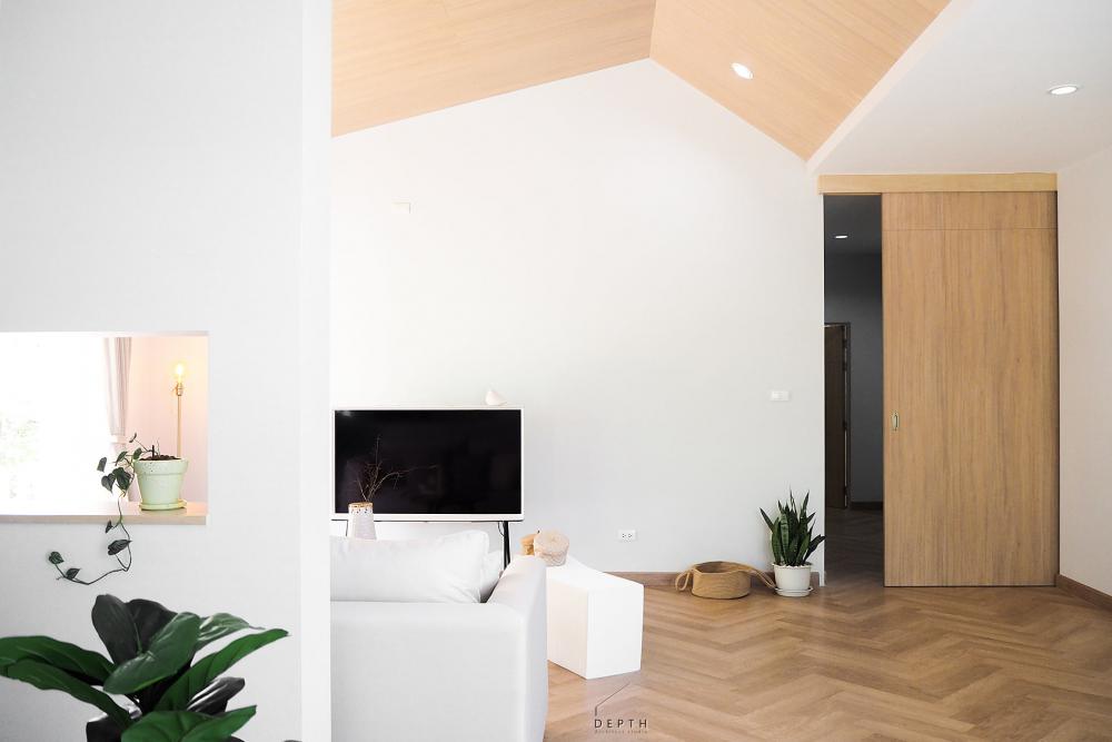 ไอเดียบ้านสวยแบบมินิมอลหลังคาแหลม รูปที่ 13