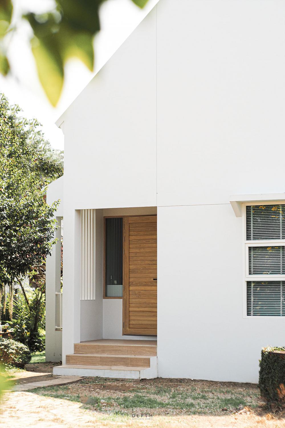 ไอเดียบ้านสวยแบบมินิมอลหลังคาแหลม รูปที่ 19