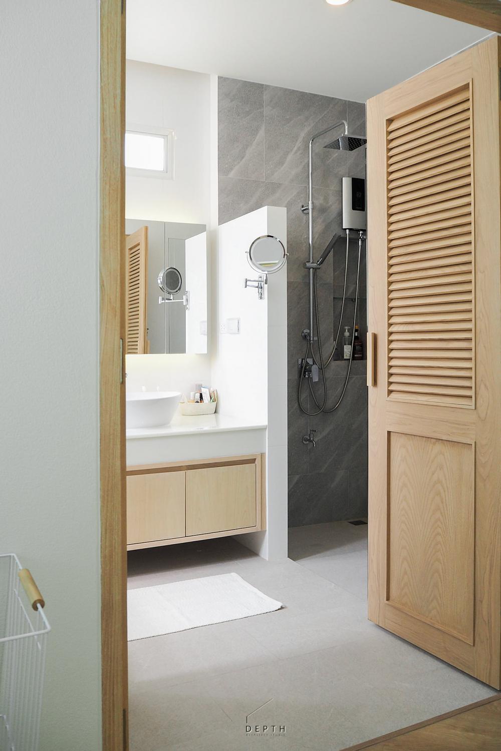 ไอเดียบ้านสวยแบบมินิมอลหลังคาแหลม รูปที่ 23