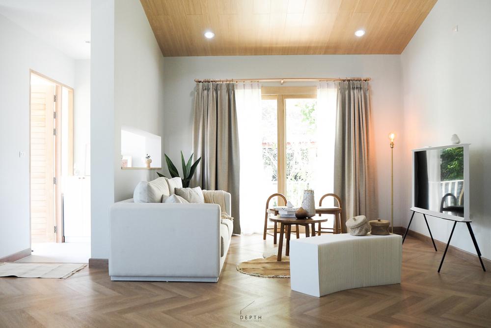 ไอเดียบ้านสวยแบบมินิมอลหลังคาแหลม รูปที่ 4