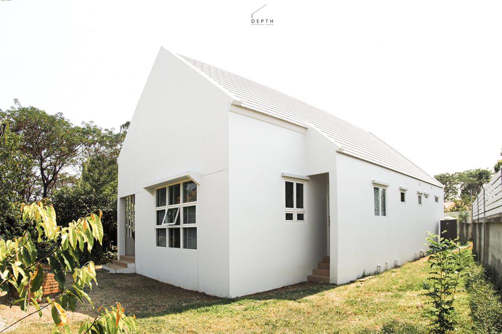 ไอเดียบ้านสวยแบบมินิมอลหลังคาแหลม รูปที่ 5