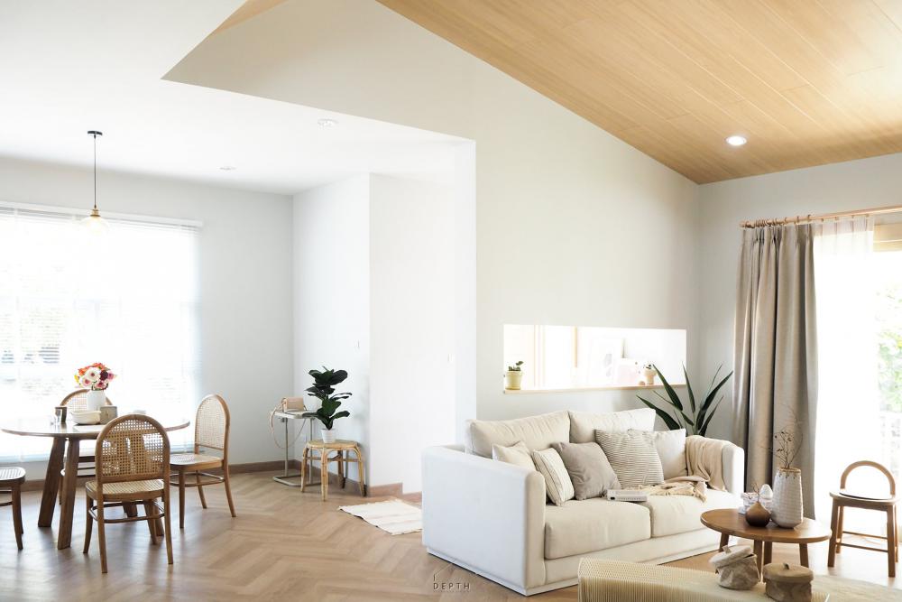 ไอเดียบ้านสวยแบบมินิมอลหลังคาแหลม รูปที่ 7