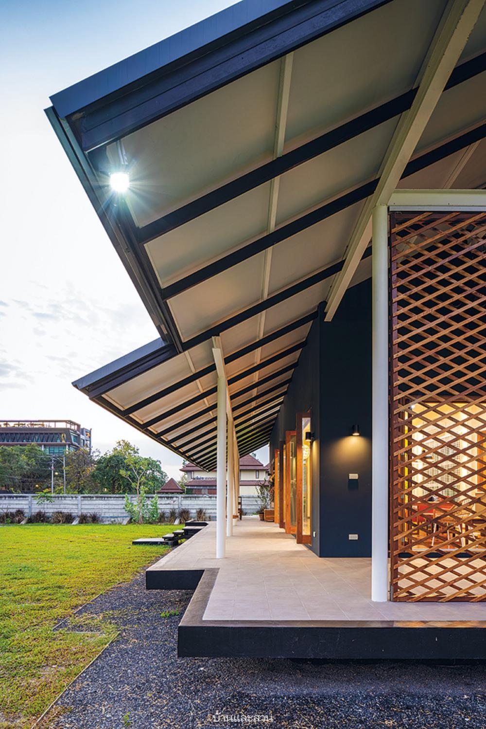 บ้านสวนชั้นเดียวกับความสุขในการปลูกต้นไม้ รูปที่ 12