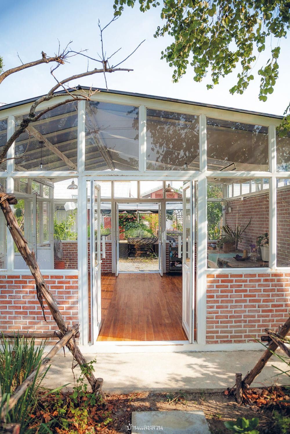 บ้านสวนชั้นเดียวกับความสุขในการปลูกต้นไม้ รูปที่ 13