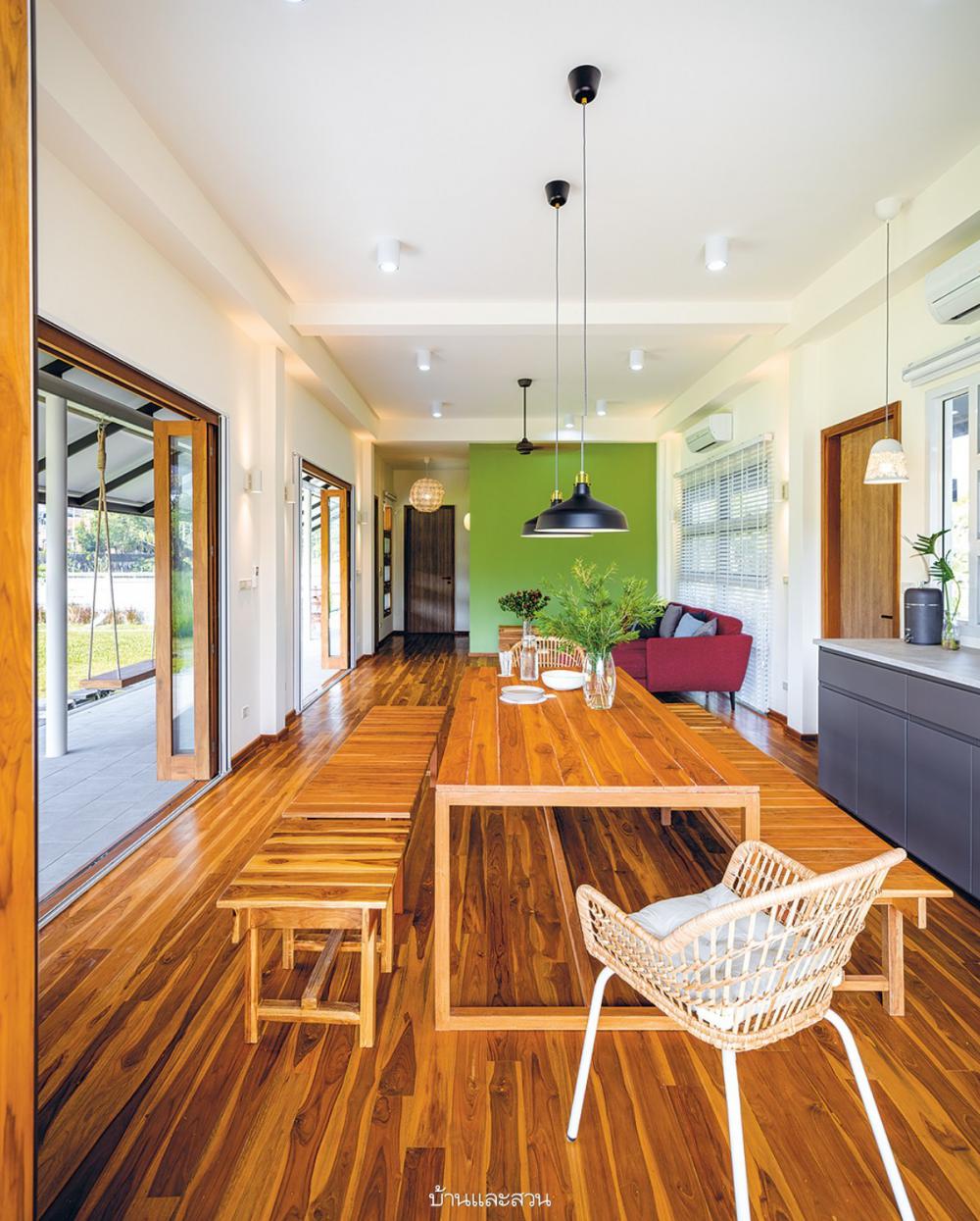 บ้านสวนชั้นเดียวกับความสุขในการปลูกต้นไม้ รูปที่ 17