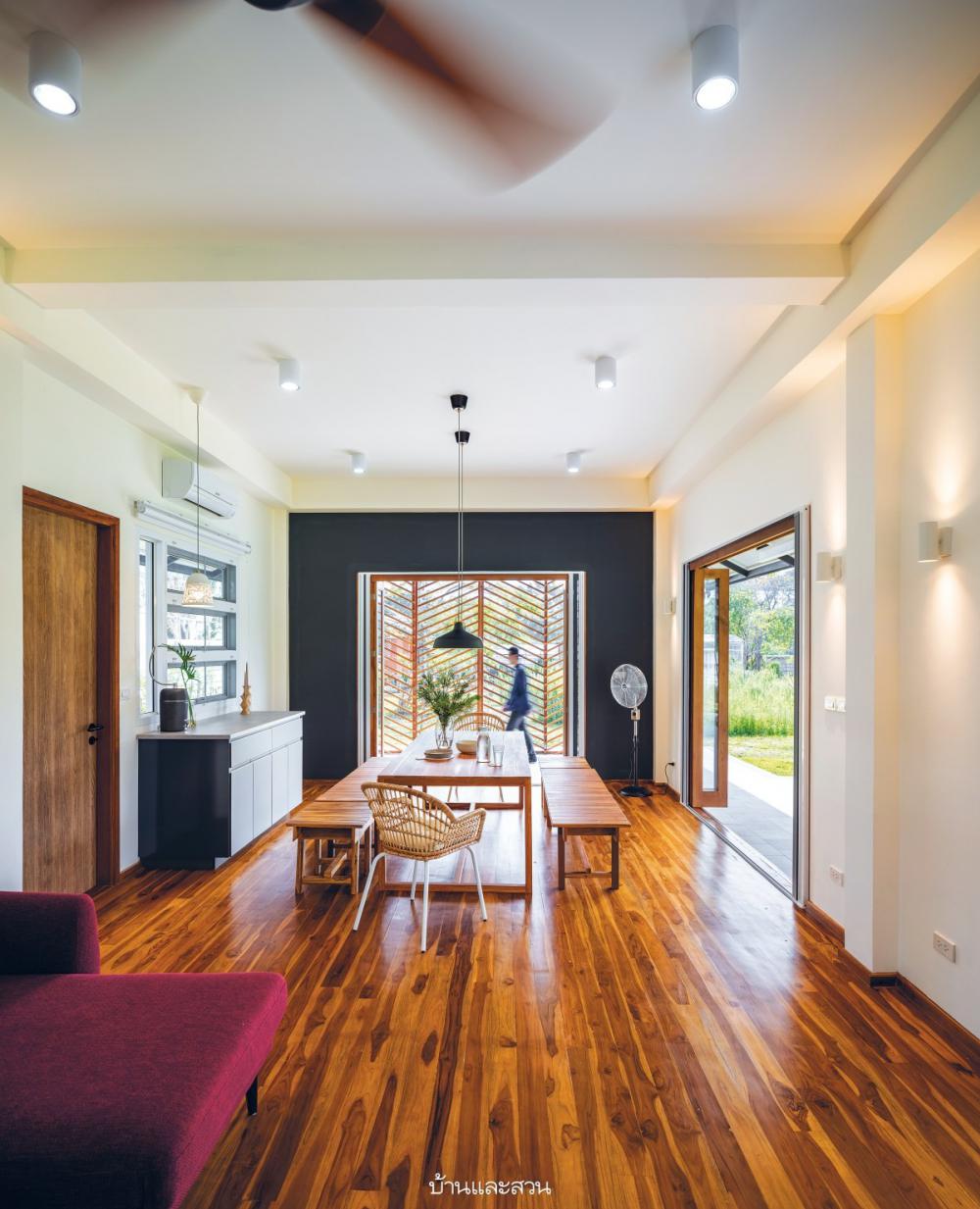 บ้านสวนชั้นเดียวกับความสุขในการปลูกต้นไม้ รูปที่ 19