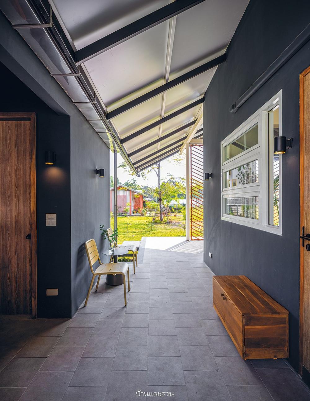 บ้านสวนชั้นเดียวกับความสุขในการปลูกต้นไม้ รูปที่ 9