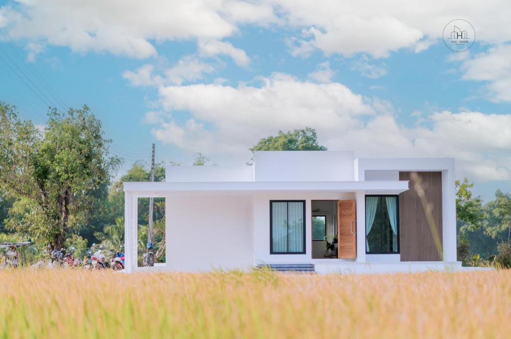 บ้านทรงกล่องสไตล์โมเดิร์นมินิมอล ขนาด 3 ห้องนอน 2 ห้องน้ำ รูปที่ 8