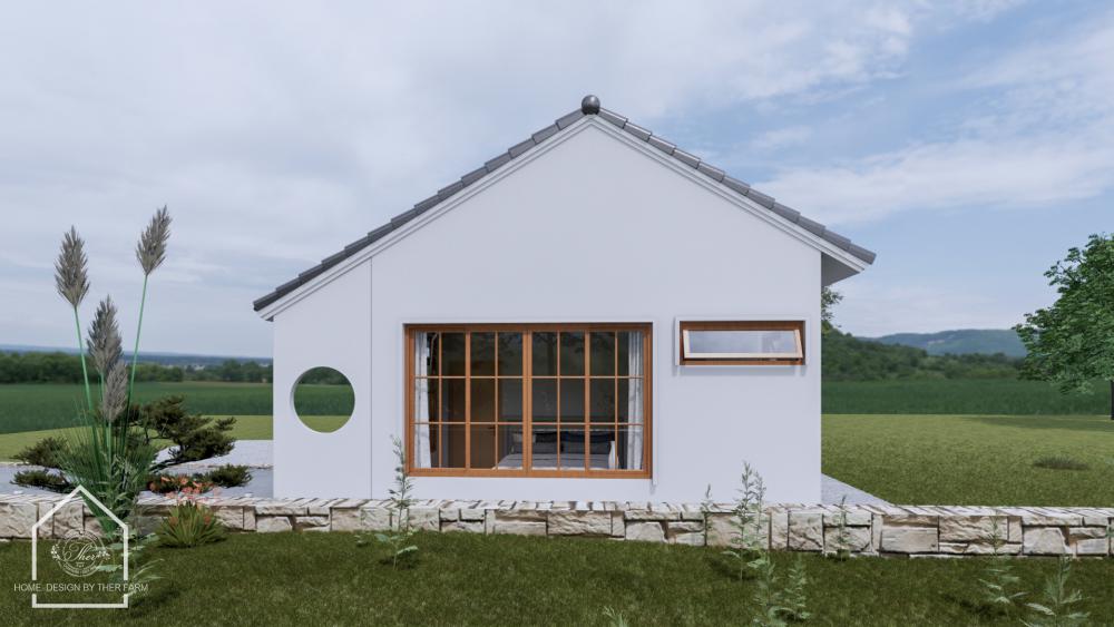 แบบบ้านชั้นเดียวสไตล์ Minimal Muji พื้นที่ใช้สอย 65 ตร.ม. ขนาด 2 ห้องนอน 2 ห้องน้ำ 1 รูปที่ 11