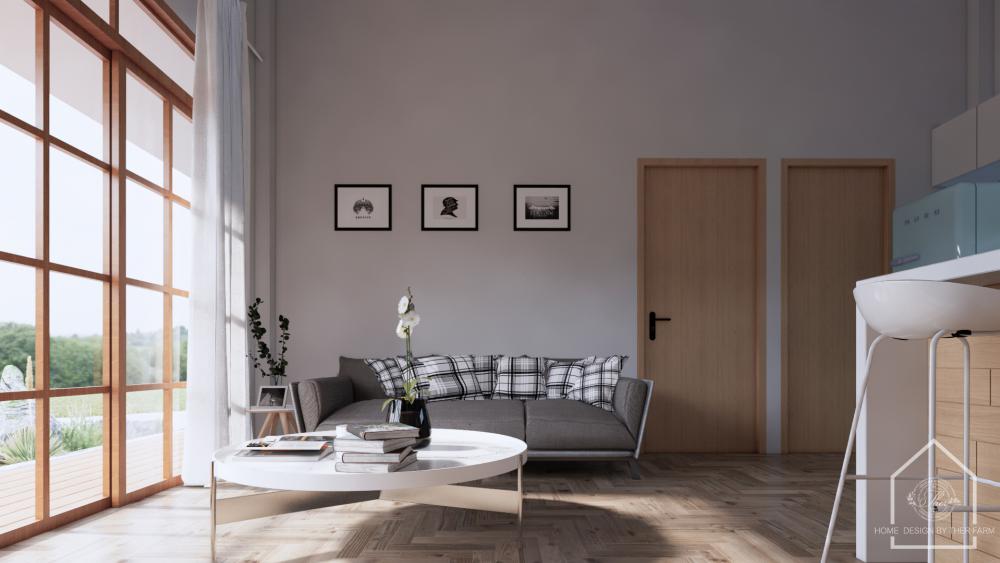 แบบบ้านชั้นเดียวสไตล์ Minimal Muji พื้นที่ใช้สอย 65 ตร.ม. ขนาด 2 ห้องนอน 2 ห้องน้ำ 1 รูปที่ 6