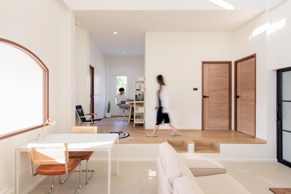 ไอเดียบ้านเดี่ยว 4 สไตล์ บ้านชั้นเดียว In the garden พื้นที่ใช้สอยมากถึง 170 ตร.ม. รูปที่ 10